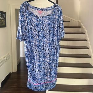 size m mini Lilly Pulitzer blue dress